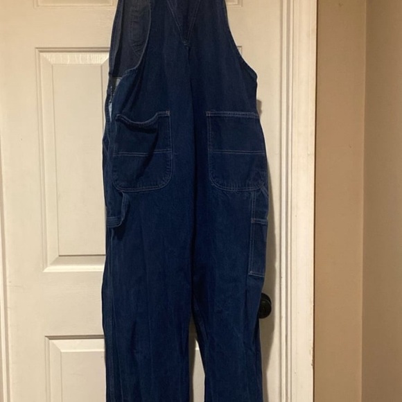 Red Kap Blue Denim Overalls Men’s Size 40x32 - Picture 8 of 11